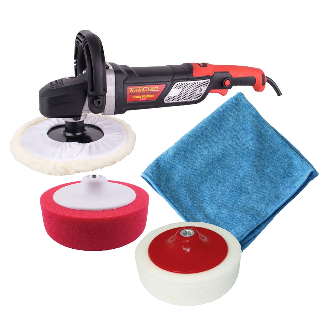 1500W Polisher with Sponges and Microfibre Cloth