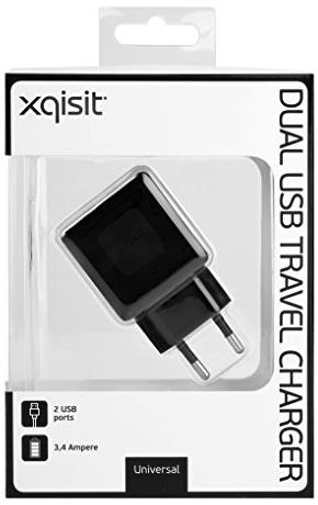 Pack of 2 Dual USB Travel Chargers
