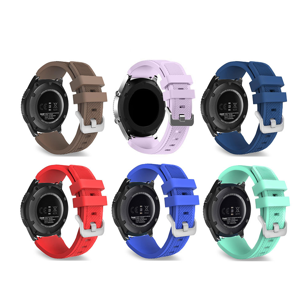 22mm Silicone Replacement Strap for Samsung S3 and 46mm Galaxy Watch