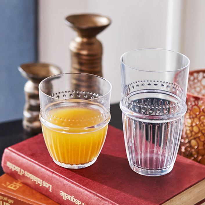 Set of 6 Louison Tempered Tumblers