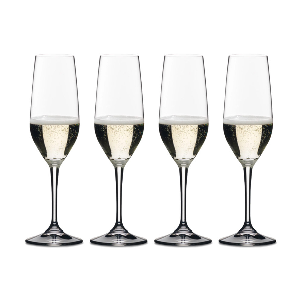 Pack of 4 Vivant Champagne Flutes