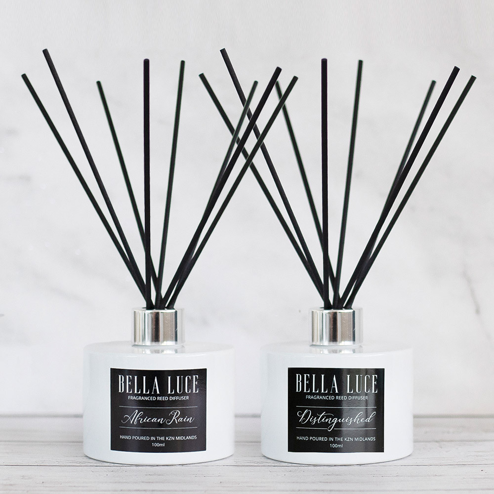 Pack of 2 x 100ml Luxury Fragranced Reed Diffusers