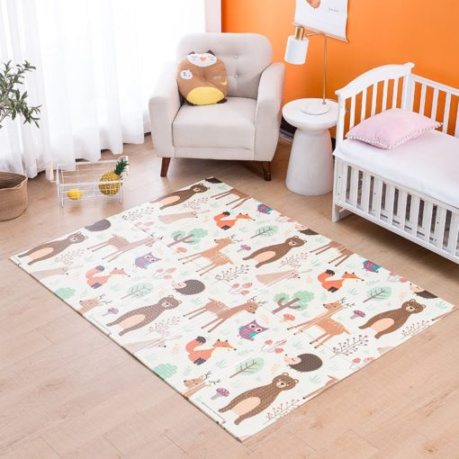 Waterproof XPE Foam Folding Zoo Play Mat