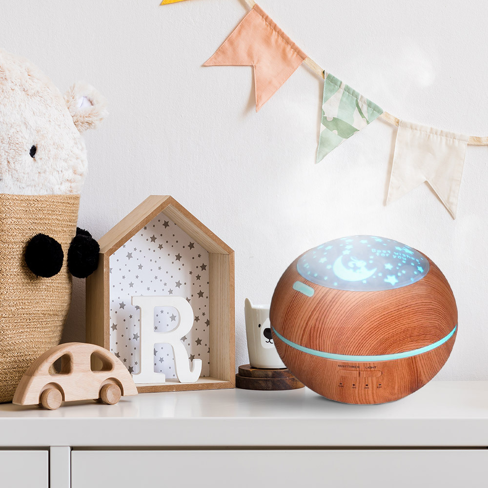 Light Shadow Wooden Aroma Diffuser 