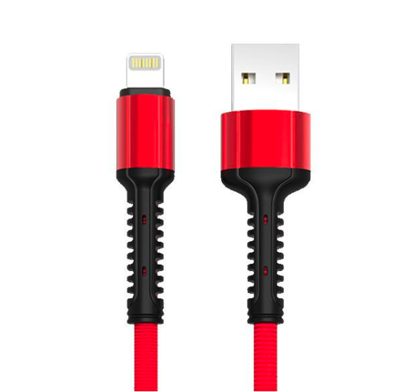 Pack of 3 1m 2.4A Ultra Fast Tough Charging & Sync Cables