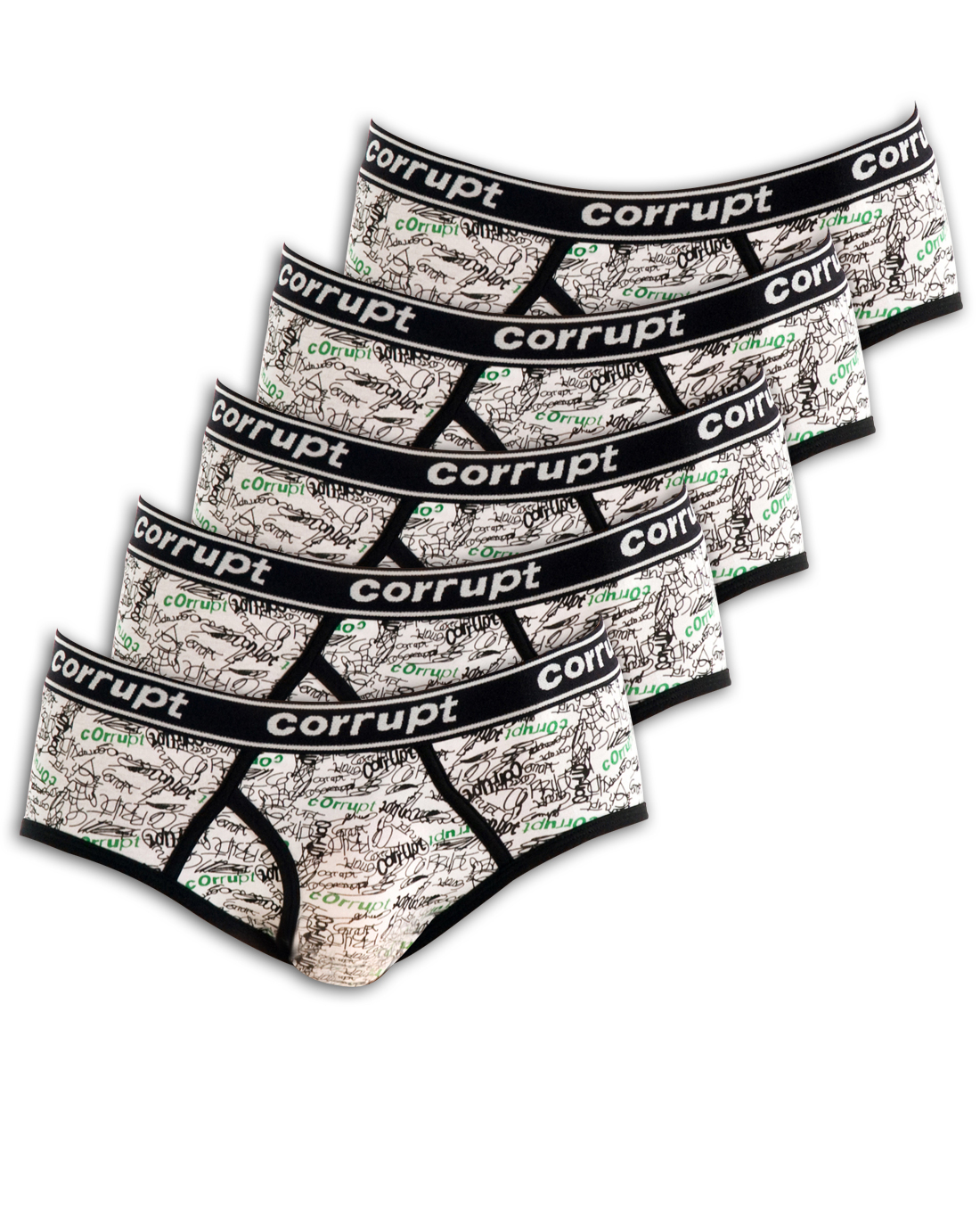 Pack of 5 Men's Cotton Elastane Briefs