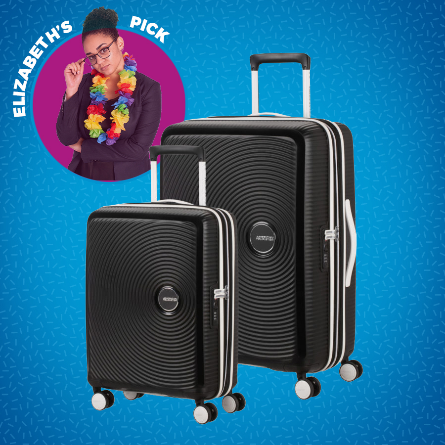 Set of 2 Sound Box Luggage with Spinner Wheels