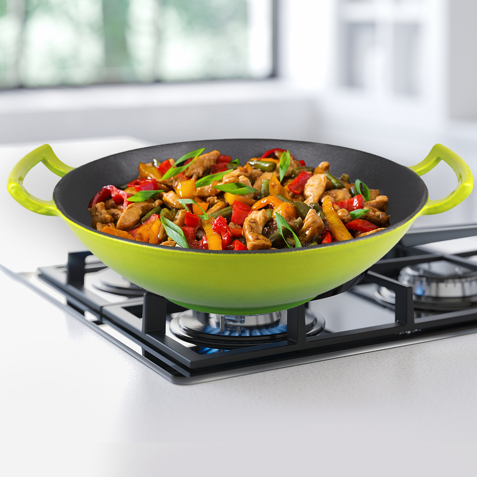 Cast Iron Wok