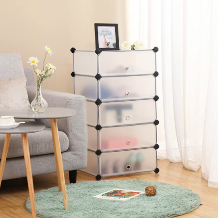 5 Cube DIY Multifunctional Storage Cabinet