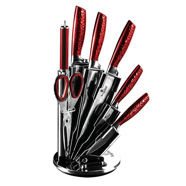 8-Piece Stainless Steel Knife Set with Stand