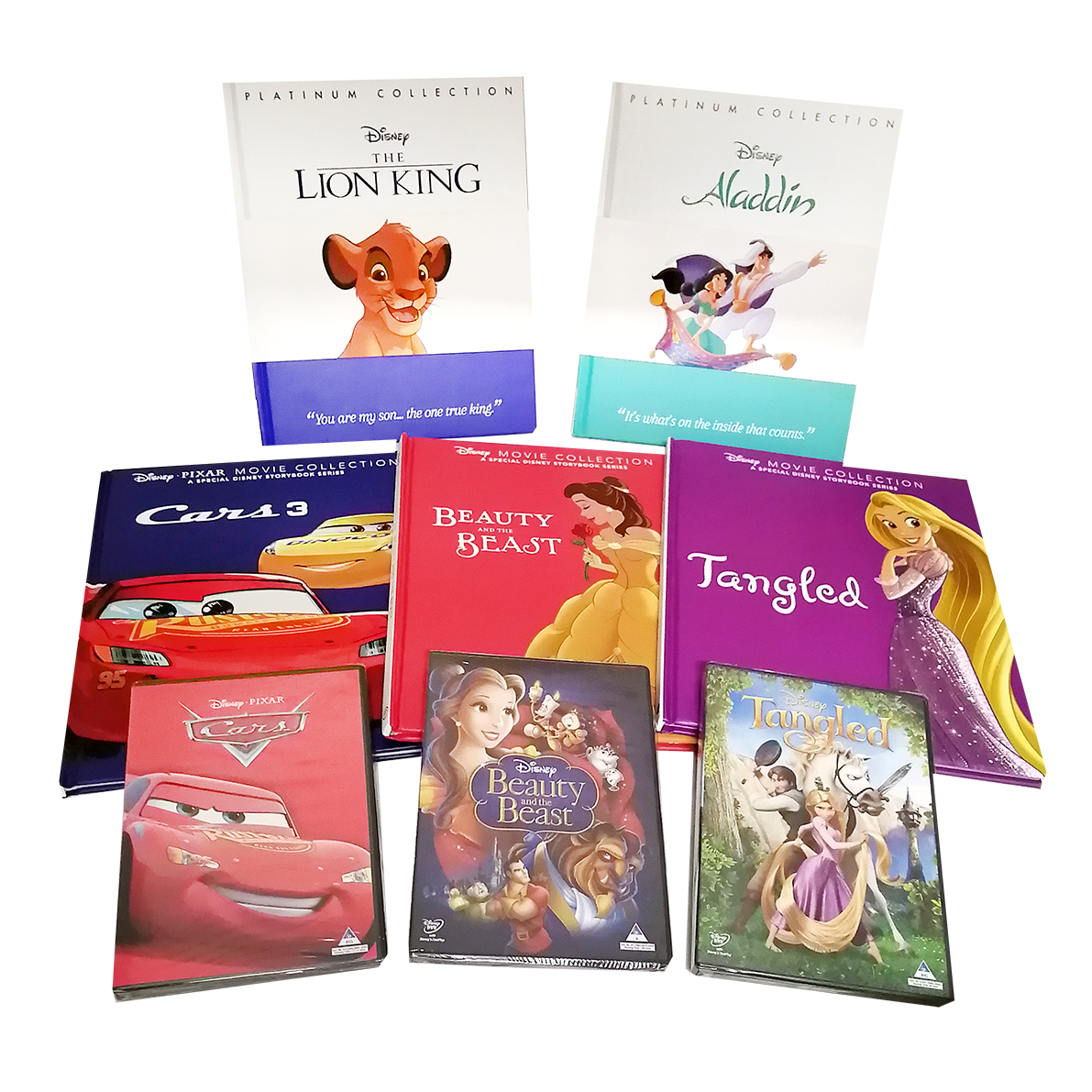 Movie Book Collection (5 Large Hardcover Books and 3 DVD's)