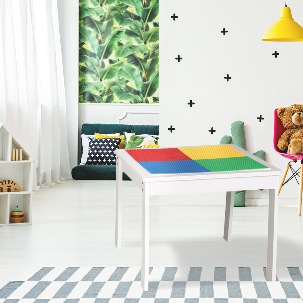 Kids Building Block Compatible Table