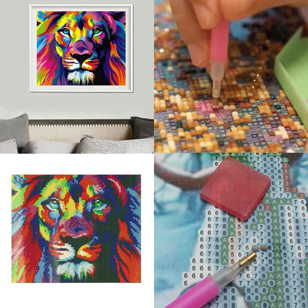 5D DIY Diamond Painting by Numbers Decor Kit