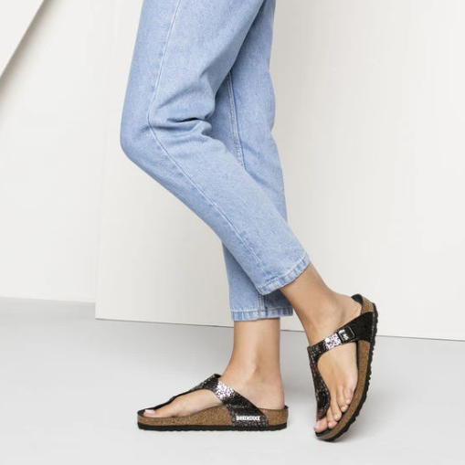 Ladies Gizeh Metallic Stones Sandals (More Colours Available)
