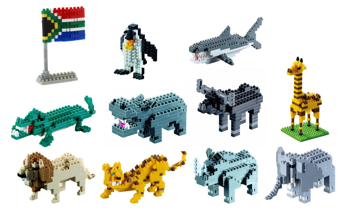 South African Full Collectors Brick Building Play Set