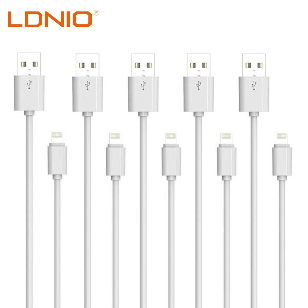 Pack of 5 2.1A Fast Charging USB to Lightning Cables (R29.80 Per Cable)