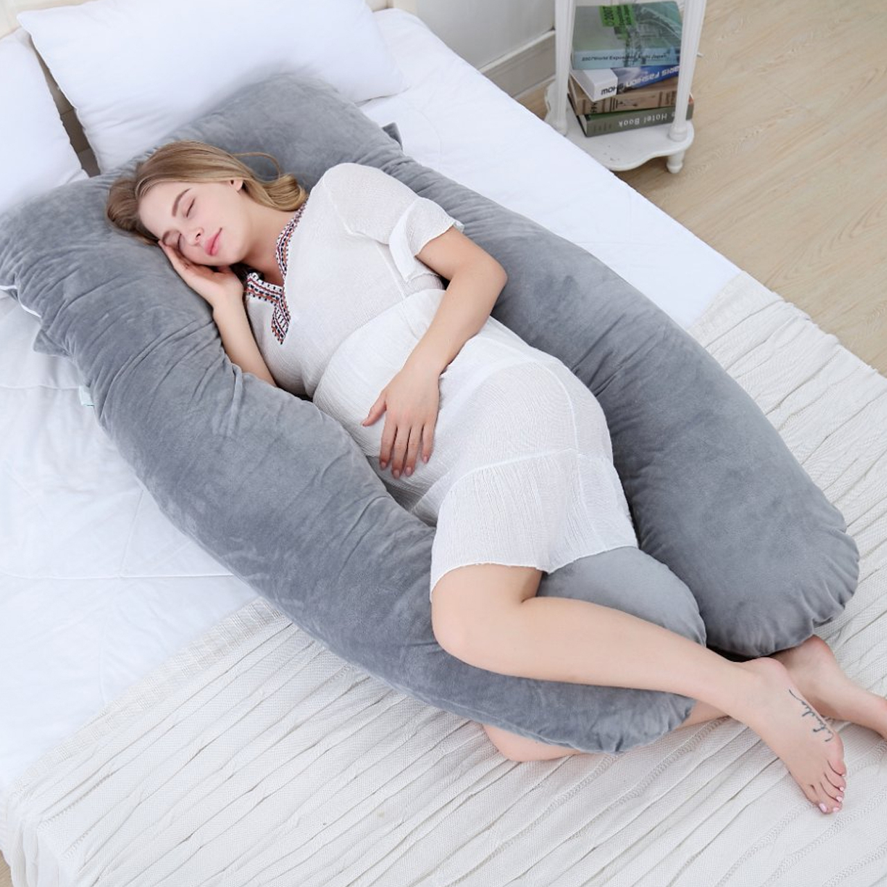 Full Body U Shaped Pregnancy Pillow