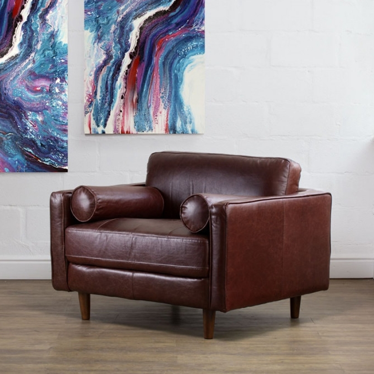 Classic Leather Armchair