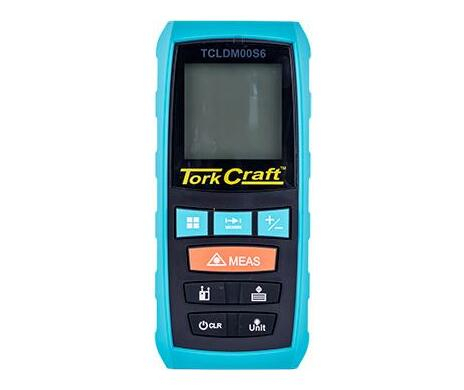 Laser Distance Meter 0.2-60m Vol/Area/Min/Max/Pyth Including AAA Batteries (Model: TCLDM00S6)