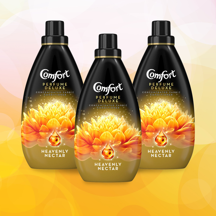 Pack of 3 800ml Deluxe Perfume Fabric Conditioner