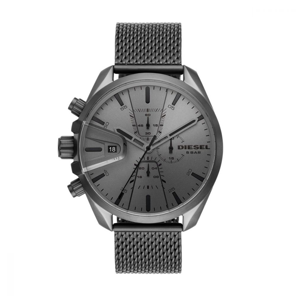 Men's MS9 Chrono Gunmetal Round Stainless Steel Watch