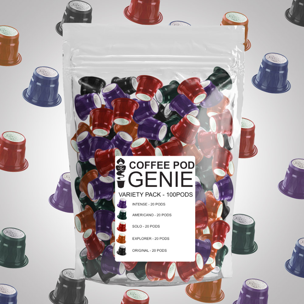 Pack of 100 Nespresso Compatible Pods (R3.49 per Pod)