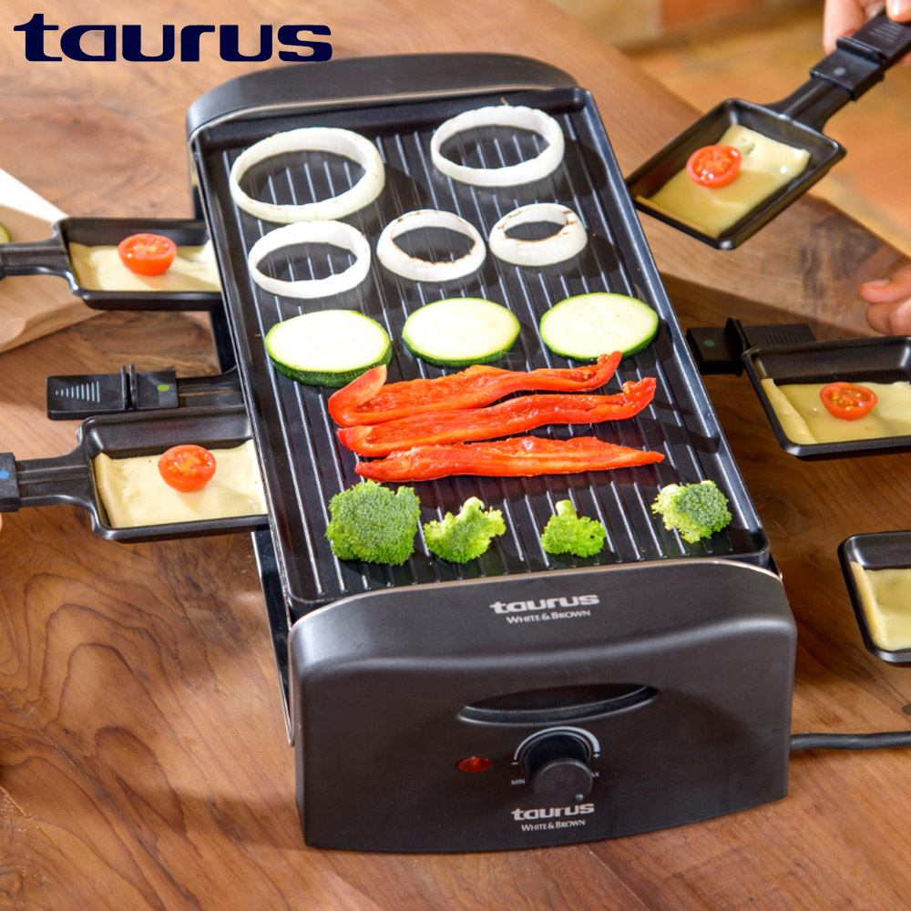 1200W Aluminium Black Grill with 8 Removable Mini Pans (Model: 968937)