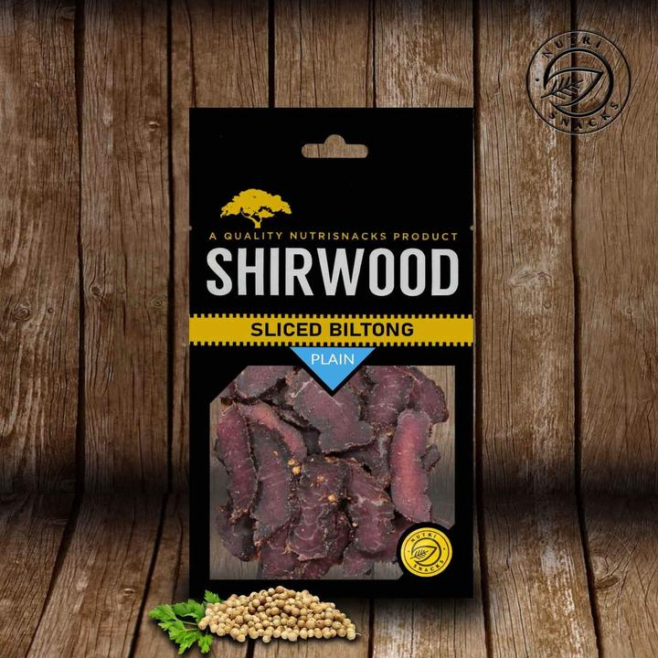 Sliced Beef Biltong - Image for promotional purposes only.