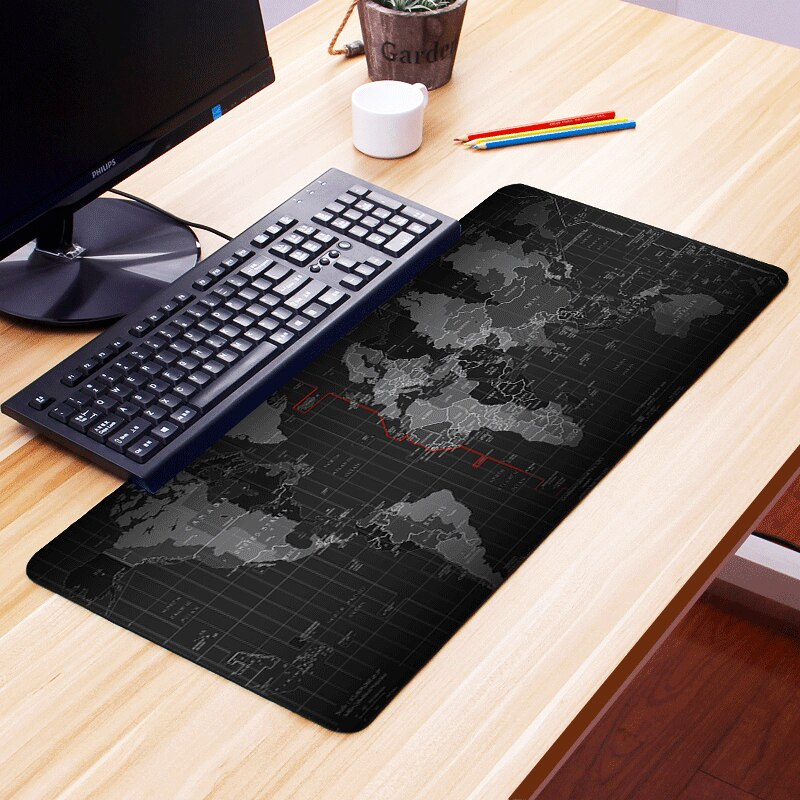 Extended World Map Speed Gaming Mouse Pad (80 x 30cm)