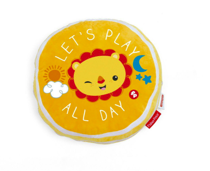 Embroidered Lion Cushion