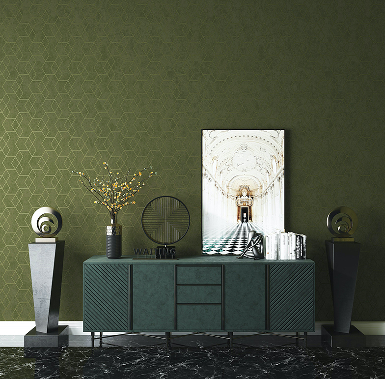 Green Metallic Cube