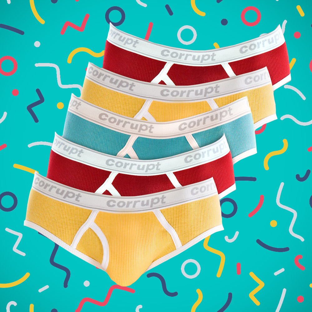 Pack of 5 Men's Mixed Borgata Briefs