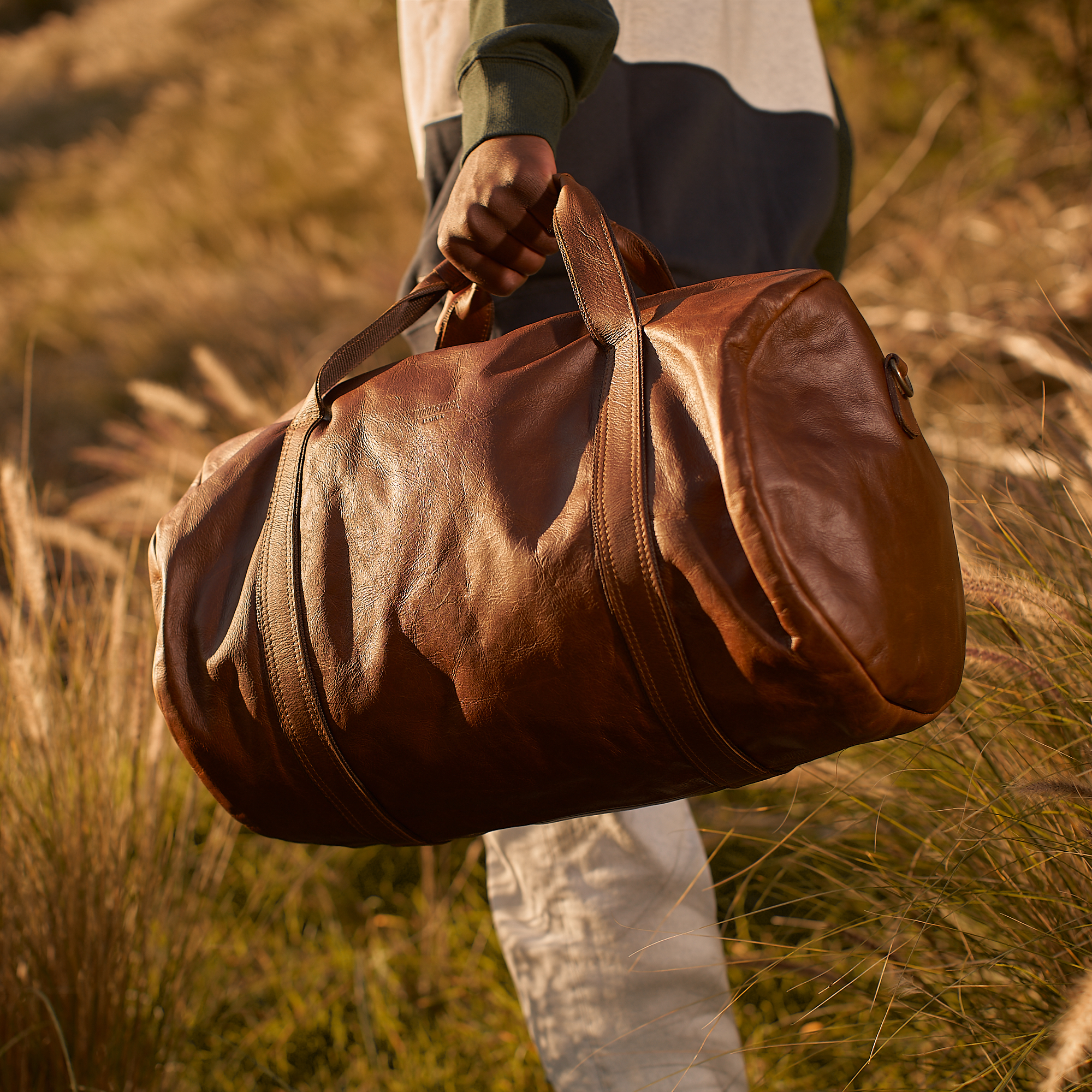 Ashton Leather Duffel Bag
