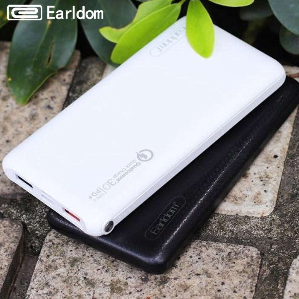 10000mAh Fast QC3.0 PD Charging Type-C Power Bank with LED Indicator