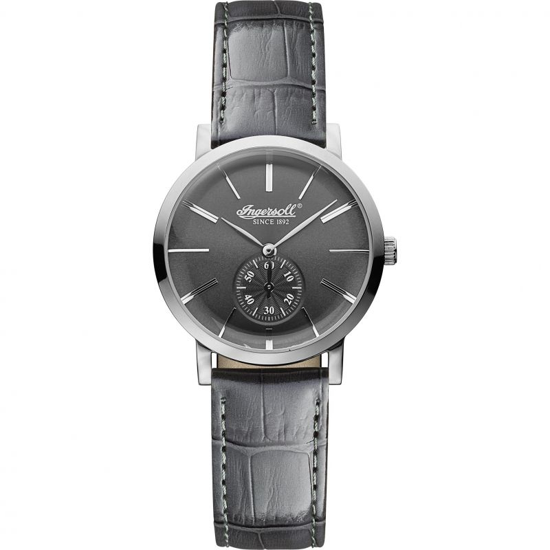 Grey Dial Black Strap