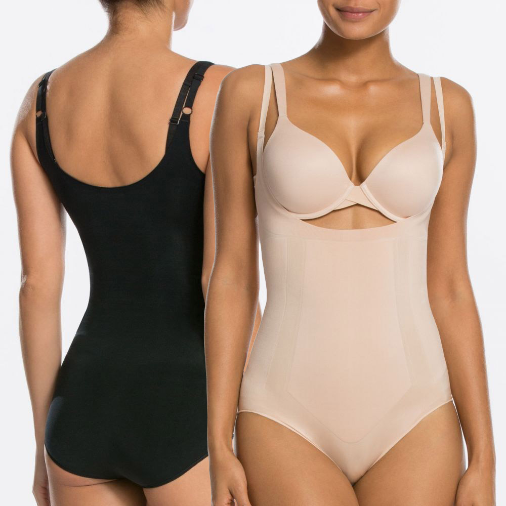 OnCore Open-Bust Panty Bodysuit