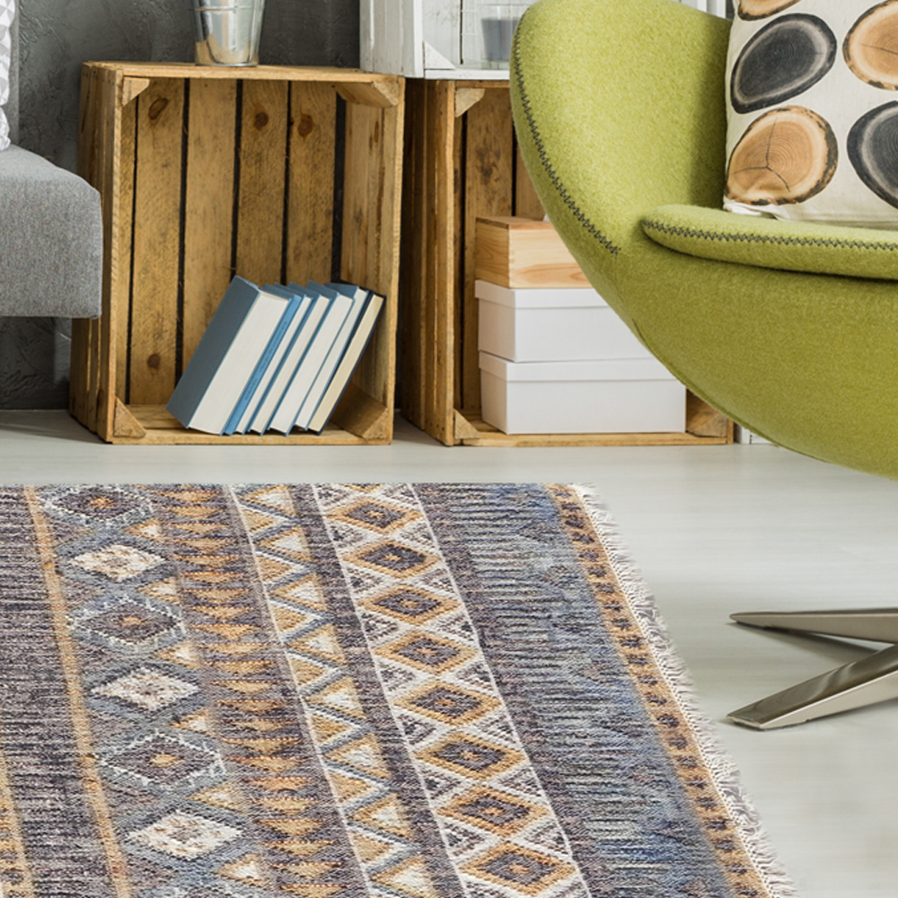 Kelim Collection 100% Jute Wool Rugs