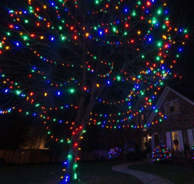 100 x Solar Fairy LED Colourful String Lights (17.8m)
