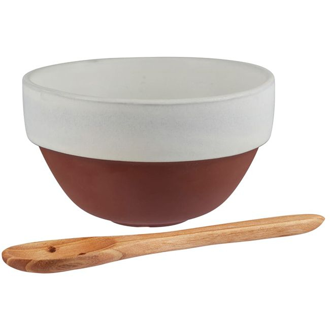 Antipasti Bowl with Wooden Spoon