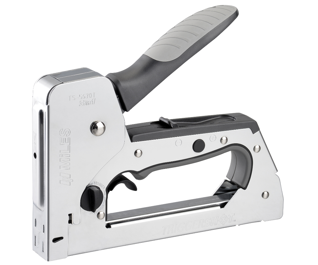 Heavy Duty 3-in-1 Staple Gun with Staples, Nails and Pins