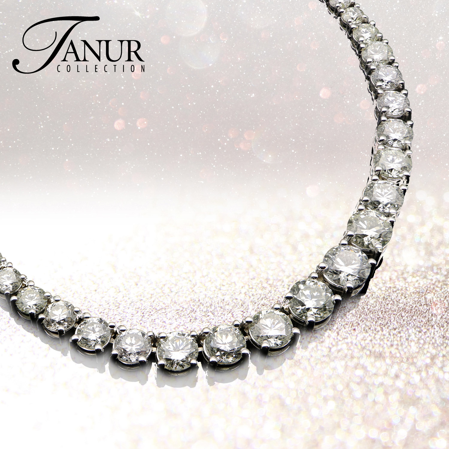 18K Gold Classic Diamond Tennis Bracelet (3.00-5.00CT)