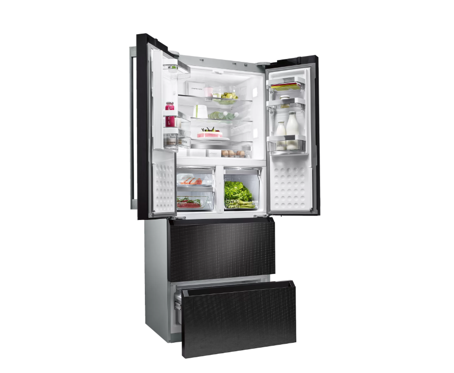 iQ700 400L Black French Door Free Standing Fridge (Model: KM40FSB20)