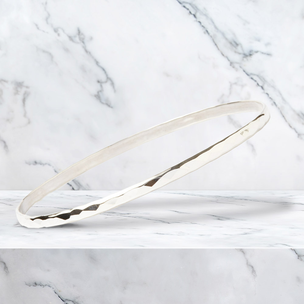 Patterned Sterling Silver Bracelet
