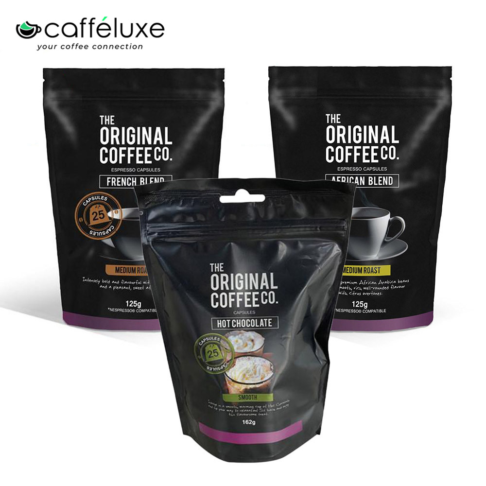 Pack of 75 Original Coffee Company Nespresso Compatible Variety Capsules (R3.20 per Capsule)