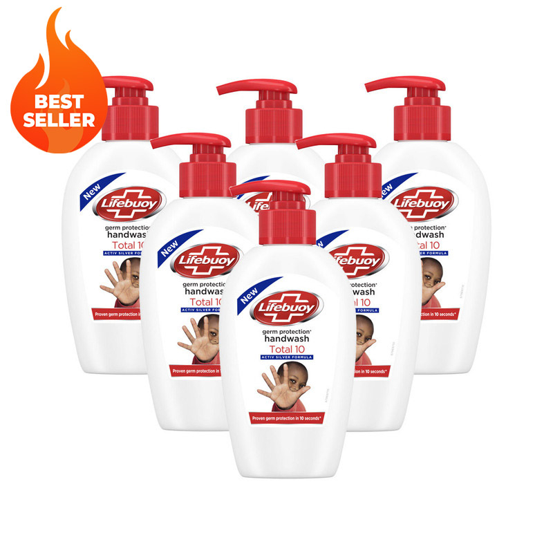 Pack of 6 Germ Protected Antibacterial Hand Wash 200ml