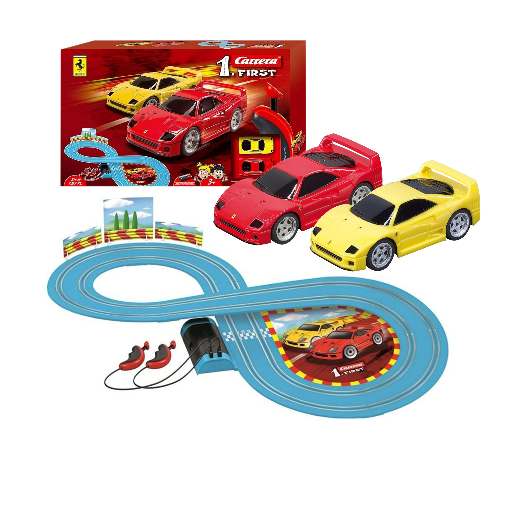 First Ferrari Set 2.4m with 2 Cars