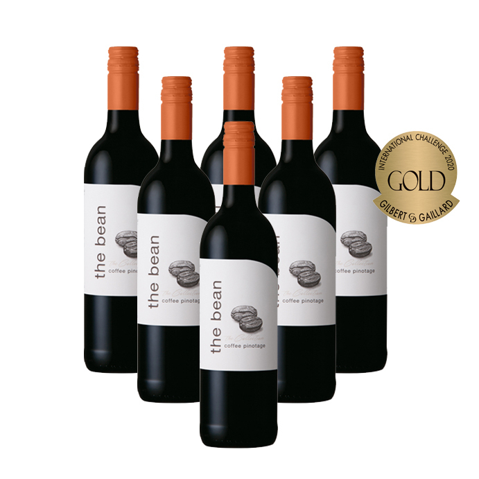 The Bean Coffee Pinotage 2019 (R66.50 Per Bottle, 6 Bottles)