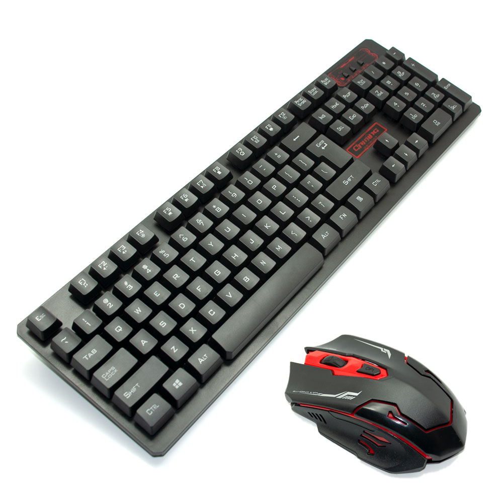Ergonomic Comfort Wireless Keyboard and Mouse