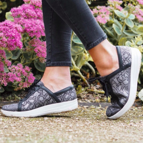 Ladies F-Sporty II Python Print Sneakers