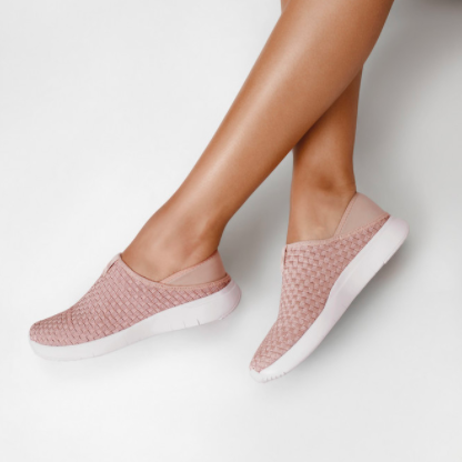 Ladies Stripknit Slip-On Sneaker
